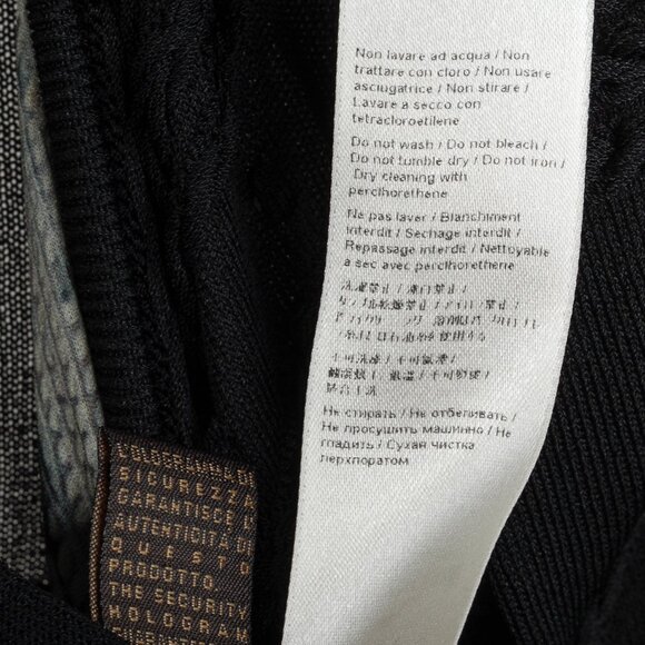 Roberto Cavalli Black Fringe Shawl Cardigan - Picture 12 of 12